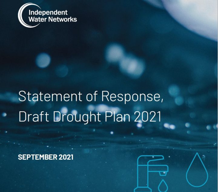 Cover to the Statement of Response, Draft Drought Plan 2021