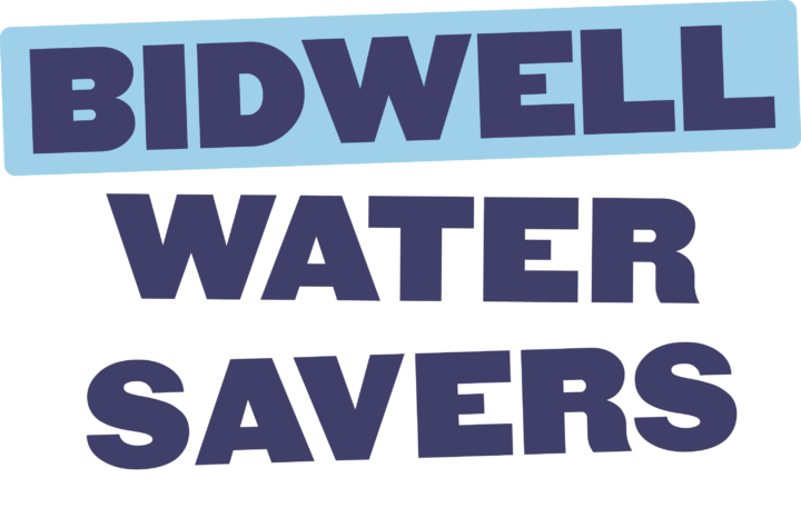Heading which reads Bidwell Water Savers
