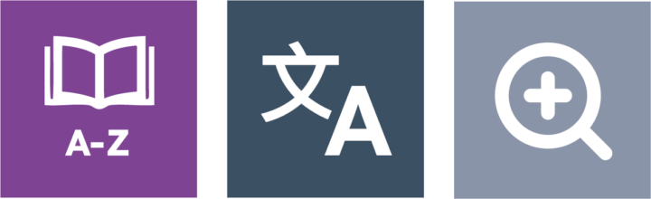 Dictionary, Translation and Magnifying